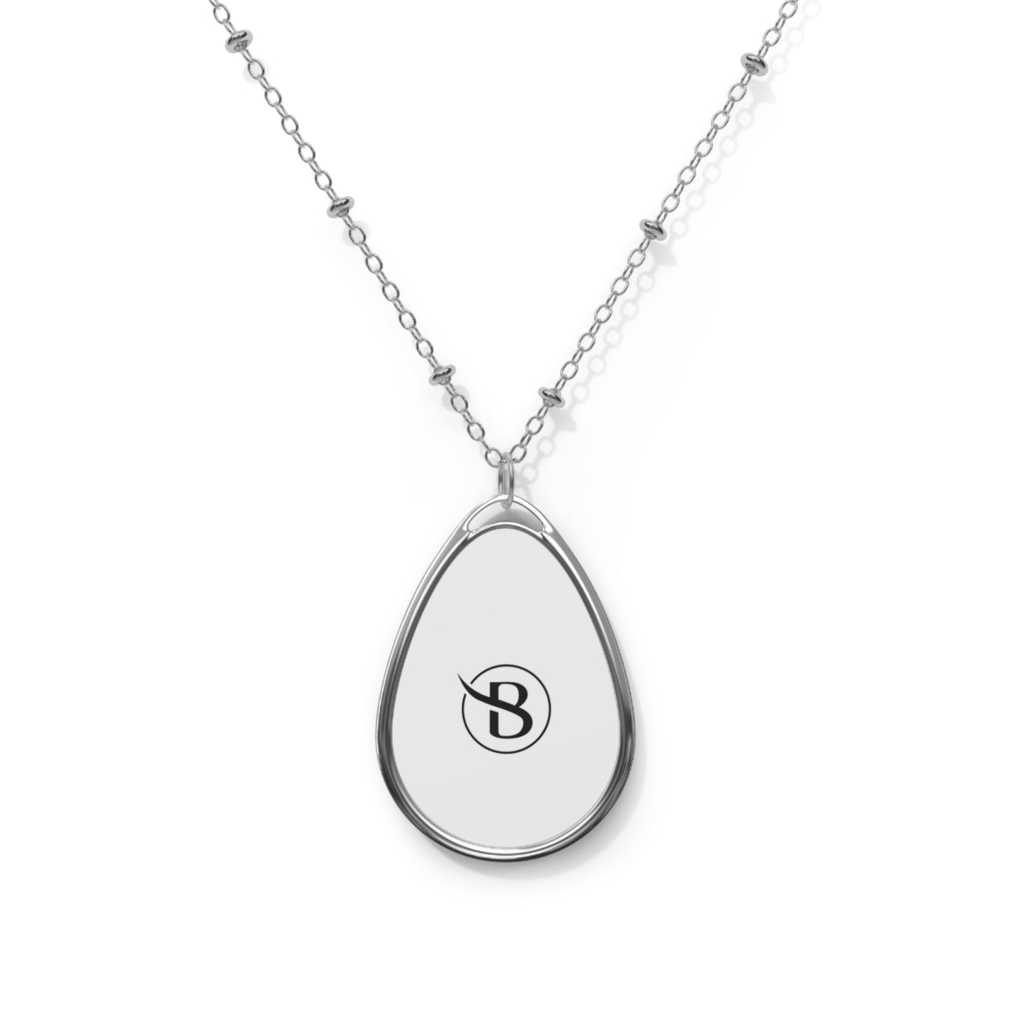 BIAUTÉ Logo Oval Necklace