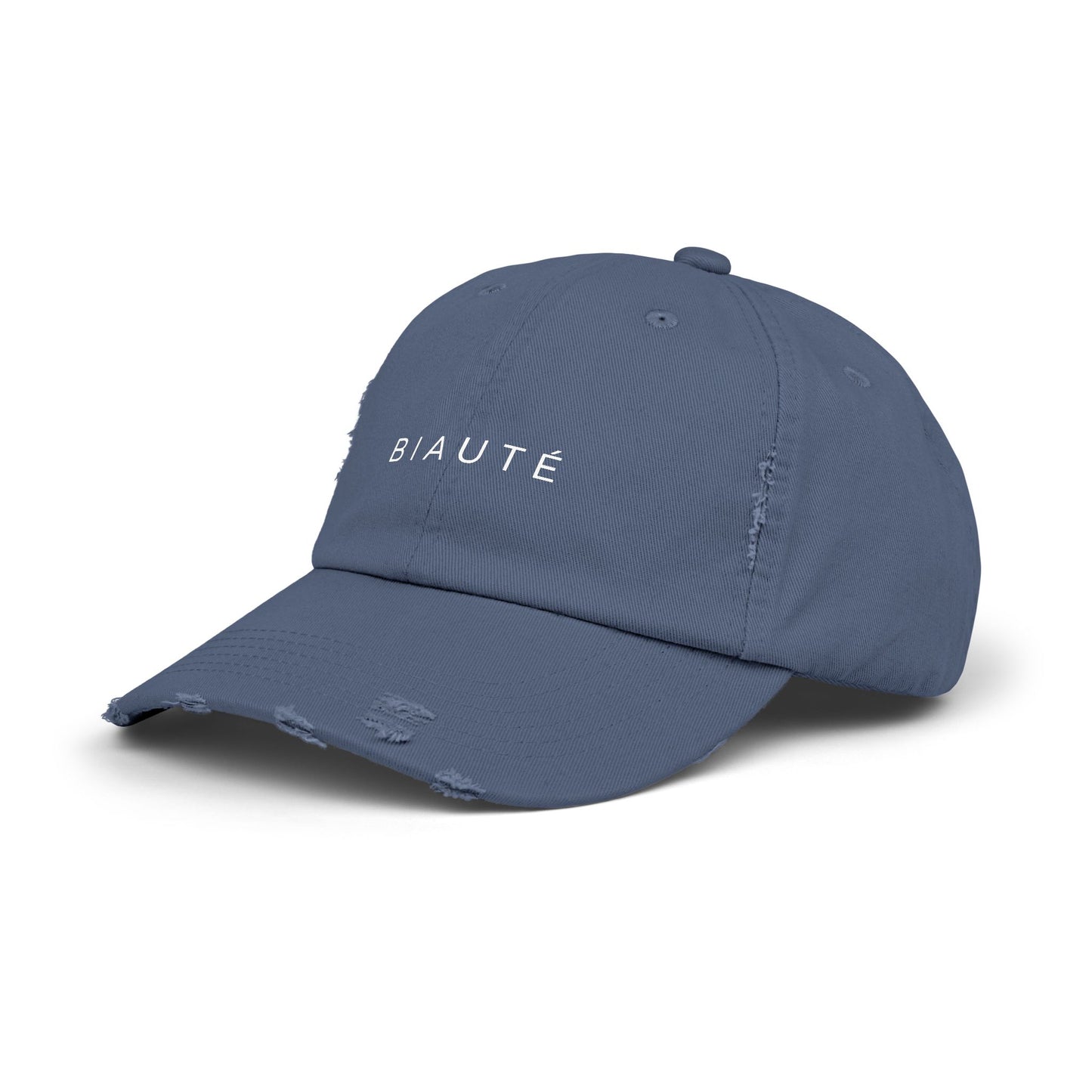 BIAUTÉ Unisex Distressed Cap - Scotland Blue