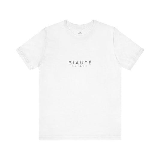 BIAUTÉ UNIQUE T-SHIRT - White, Black, Royal Blue