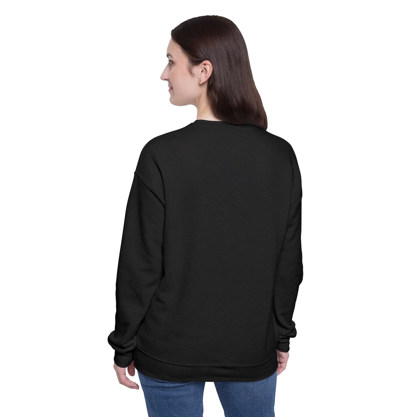 BIAUTÉ Unisex Drop Shoulder Sweatshirt - Black