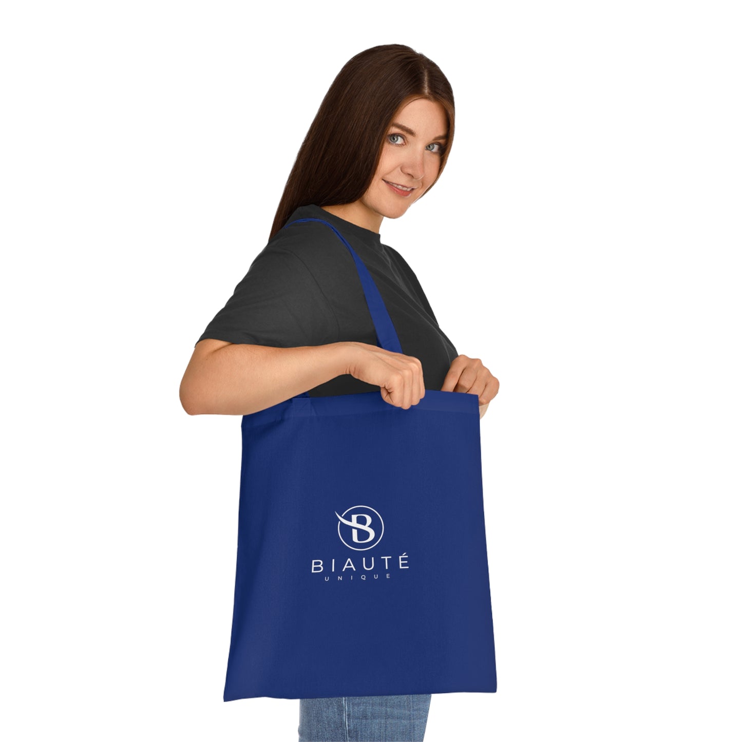 BIAUTÉ UNIQUE COTTON TOTE - Red, Royal Blue, White